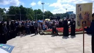 ️ Молитвенное стояние против содомитов совершающих свой гнусный парад в Кишиневе. 16 июня 2024г.