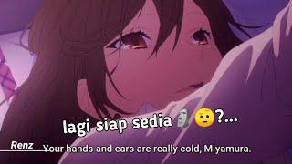 ketika lu berduaan dan mau ngelakuin itu...   jedag jedug anime