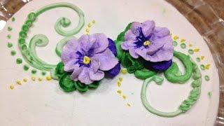 How to Make Buttercream Flowers Cake Decorating