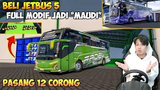 BELI JETBUS 5 LANGSUNG MODIF JADI MSM MAUDI PASANG 12 CORONG MAKIN RAME BASURI - ETS2