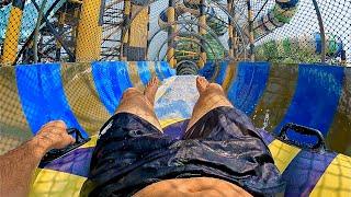 Epic Space Shuttle Waterslide Ride at Columbia Pictures Aquaverse Thailand