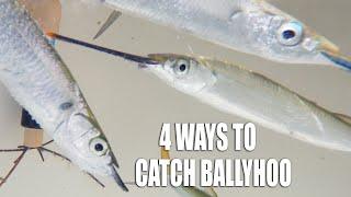 4 WAYS TO CATCH BALLYHOO - How To Catch Bait Fish