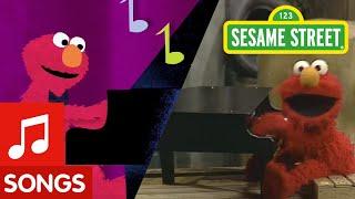 Sesame Street Elmos Song Side by Side  #ThrowbackThursday