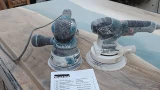 Random Orbital Sanders  Metabo vs Makita