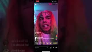Tekashi 69 dissing rappers on IG live 662020 talks snitching etc ...