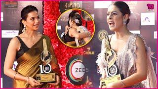 Shruti Sharma Meet with Bigg Boss 17 Fame Isha Malviya At International Iconic Awards 2024.