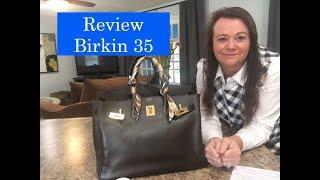 REVIEW MY 27 YEAR OLD BIRKIN 35 in VEAU COURCHEVEL LEATHER    R E B E C C A  B A R T O N