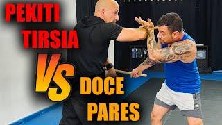Filipino martial arts showdown  Pekiti Tirsia vs Doce Pares
