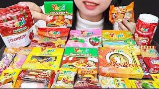 ASMR YUPI GUMMY JELLY CANDY  PIZZA BURGER FRIES CALCI BEAN BOLICIOUS NOODLES SANDWICH MANGO