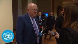 Russia on Ukrainelegality of investigation - Security Council Media Stakeout 26 October 2022