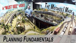 Fundamentals in planning a Model Railroad and the mistakes I made