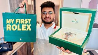 My First Luxury Watch  Rolex DateJust Unboxing