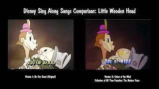Disney Sing Along Songs Comparison Little Wooden Head