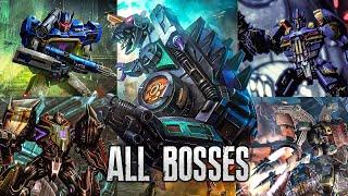 TRANSFORMERS WAR FOR CYBERTRON 4K REMASTERED  ALL BOSSES with CUTSCENES 4K60