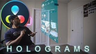 Make HOLOGRAMS In DaVinci Resolve 16  Keeping It Simple