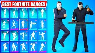 MICHAEL MYERS Skin Showcase with Best Fornite Dances Live From Haddonfield Fortnitemares 2023