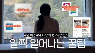 이래도 안 일어나? ⏰ 미라클모닝 4년차의 일찍 일어나는 꿀팁 6가지  아이템 소개 알람 추천 루틴 자동화 잠 깨는 방법