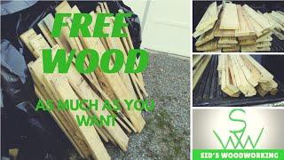 How to get free wood as much as you want