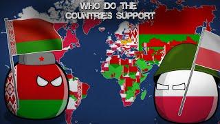 WHO DO THE COUNTRIES SUPPORT? Poland or Belarus?  Alternative Mapping P34