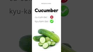 Cara baca Cucumber - Bahasa Inggris  #english #bahasainggris #learnenglish
