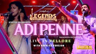 Adi Penne Live Performance in Vellore  Stephen Zechariah Legends School Of Music & Dance  VLR