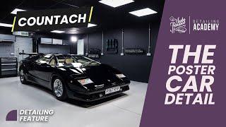 Lamborghini Countach gets a huge detailing treatment at the Academy.