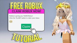 *WORKS* HOW TO GET FREE ROBUX USING MOBILE in 2024