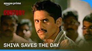 Intense fight scene in the police station  Custody  Naga Chaitanya Akkineni Arvind Swami