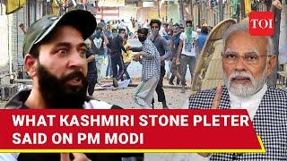 Once A Stone Pelter Kashmiri Man Reveals Why He Loves PM Modi  PM Modi Kashmir Visit Today  Watch