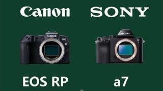 Canon EOS RP vs Sony Alpha a7