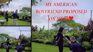 MY AMERICAN BOYFRIEND PROPOSED TO ME  AMERICAN & FILIPINA  FILAM COUPLE 