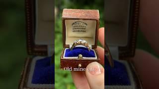 160 Year Old Victorian Diamond Engagement Ring From England in the 1860s  #shorts