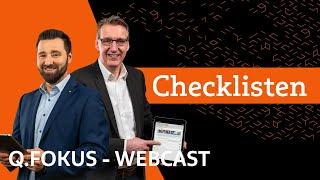 Checklisten in BabtecQ  Q.Focus-Webcast