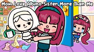 Mom Love Adopted Albino Sister More Than Me  Sad Story  Toca Life World  Toca Boca