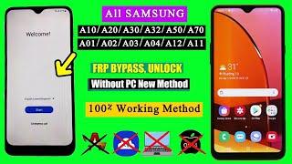 Samsung A10A02A03A12A70A50A30A20 Frp Bypass  All Samsung Google Account Bypass Wiyhout Pc