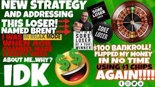 NEW CRAZY WINNING TINY BANKROLL STRATEGY AND ADDRESSING THE FRAUDSTER RACIST AOB CHANNEL 