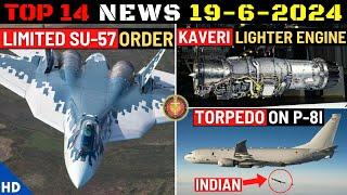 Indian Defence Updates  Limited Su-57 Felon OrderLighter Kaveri EngineIndian Torpedo on P-8I