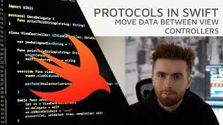 Swift Protocol & Delegate - Pass Data Between View Controllers or to previous controller