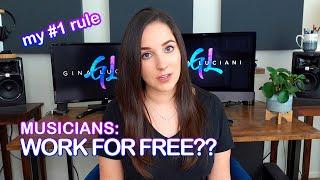 Should I Work For Free?  My #1 Rule For Musicians On Working For Free