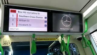 Melbourne Trams Citadis C1 Tram Passenger Information System VPIS