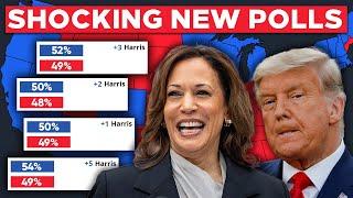 2024 Election Map Based On BRAND NEW Polling Averages  Harris On Track To Win