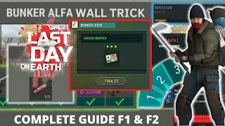 Complete Guide Bunker Alpha Floor 1 & Floor 2  Wall trick  Last Day On Earth Survival