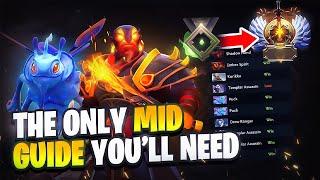 How to Play Mid & get IMMORTAL NO BS  Full Guide Dota 2