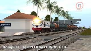 Kompilasi Kereta Barang CPO Khas Medan bung  #Trainzhunting 24