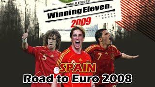 PS2 PES 2009 Spain All Goals in Euro 2008