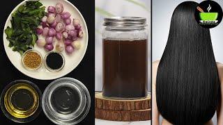 Herbal Hair Oil for Faster Hair Growth  Stops Hairfall in 15 Days  DIY Homemade Hair Oil Hair Oil