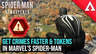 Spider-Man - How To Get More Crimes Faster & Crime Tokens Spider Man PC PS4 PS5 Remastered