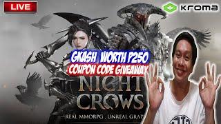 LIVE NIGHT CROWS GKASH & FREE COUPON for SEED SENDER  F2P PLAY TO EARN