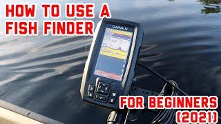 How To Use a Fishfinder For Beginners Garmin Striker Plus 4CV