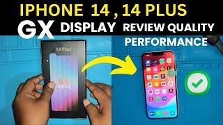 iPhone 14  14 Plus GX Display quality & Performance Review ⭐⭐⭐⭐ Low Price Best Quality  हिंदी